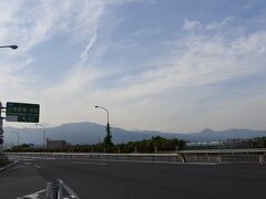 天気が良ければ富士山が見える。