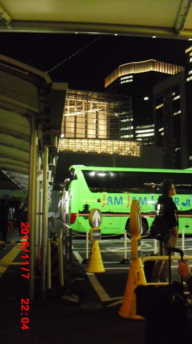 数分歩いて　鍛冶橋バス乗り場に<br /><br /><br />たあくさんの人で溢れかえっていた<br /><br />待合室も入れなくて　いったいどうなってるのぉ？て感じで