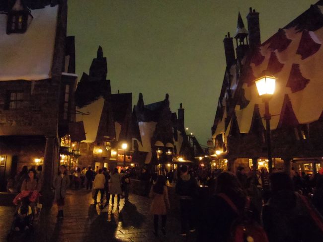 この暗さ、昼よりハリーポッターの世界にふさわしいかも