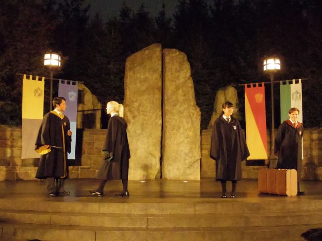 舞台の前に座っていた人がいたので、何が始まるのかクルーに聞こうと思っていたら、始まりました。