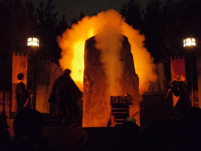 大きな火を灯しました