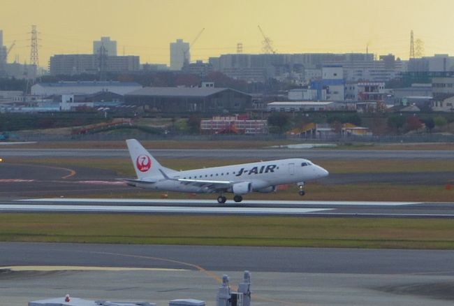 着陸機<br /><br />JAL<br /><br />伊丹は離発着が多くて楽しい♪