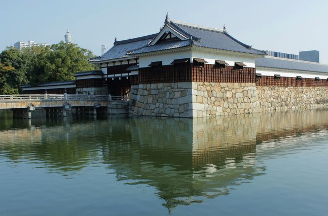 歩いて3０分ぐらいで、広島城に着いた。