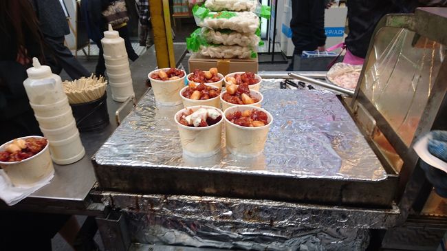 ほんとは熱々のできたてが食べたいけど… <br /><br />トッポギも入っていて美味しかったー♪