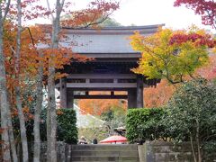 海蔵寺山門の紅葉（14:24）

臨済宗建長寺派の寺院。