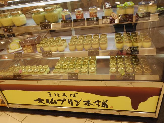 改札前のお店が開いていたので、ちょっと入ってみました。<br /><br />プリン大好きなので、買ってみよう！<br />どれにしよう・・