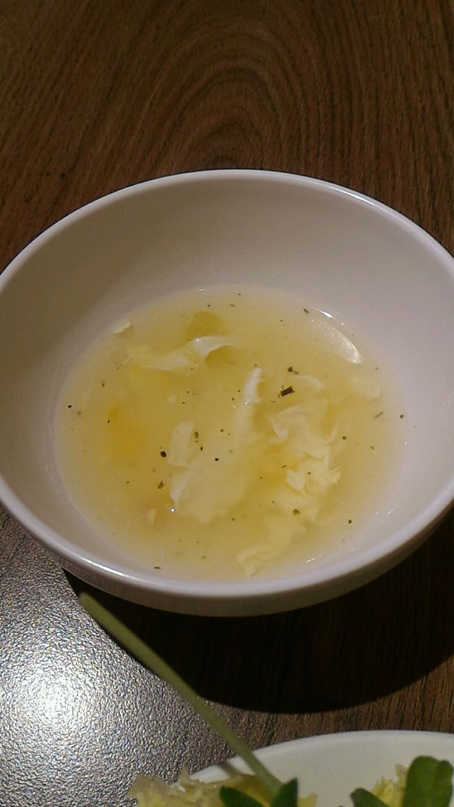 ちょっとだけ取ってきましたスープ。<br /><br />卵とコーン、玉ねぎ入り。