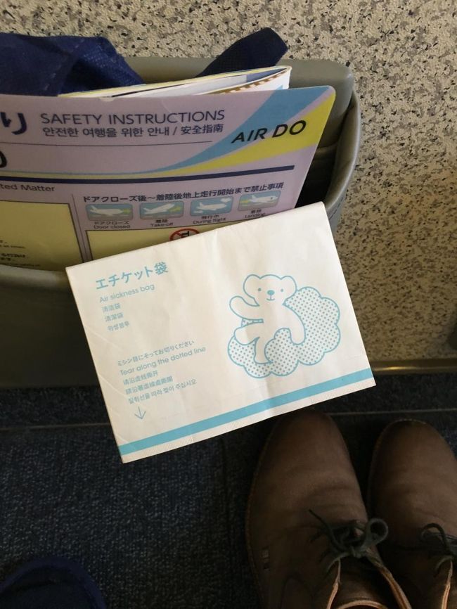 エチケット袋。女性には受けそうな感じ（おっさんや野郎達はおそらく何も感じない...）