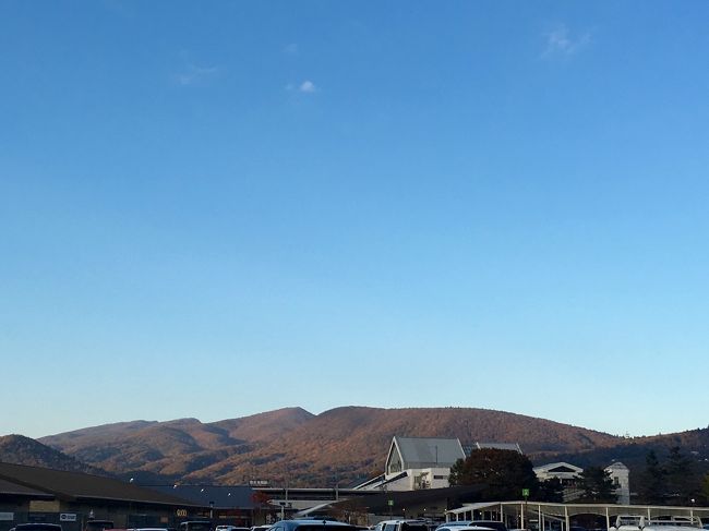 ホテルマロウドに自転車を返して、車で駅まで送ってもらいます。<br />最後は軽井沢プリンスショッピングプラザへ行ってお買い物です。<br />良い天気ですね～