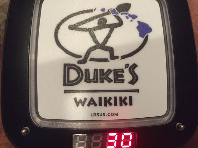 順番が来たら真っ赤に光ります。