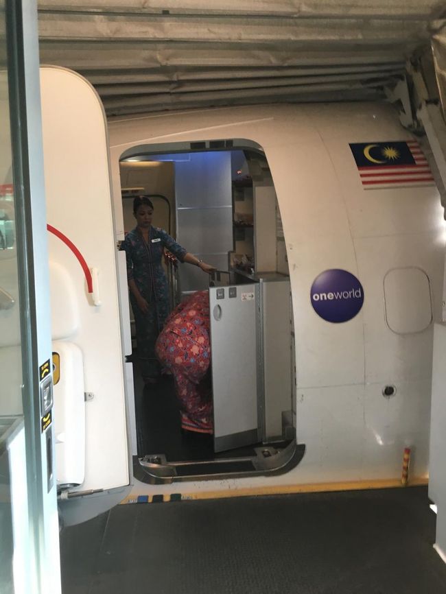 搭乗です。空いてますね