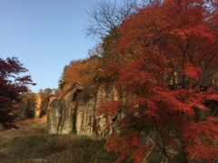 今回は日帰りであまり時間がなく、、、でもせっかくだからどこかに寄っていこうと大谷資料館へ。
紅葉の季節できれい。