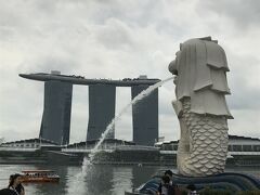 雨季のシンガポール　雲が厚め
でもそのお蔭で暑さは少し和らぎます。