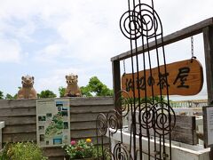 ランチのあとは、浜辺の茶屋を抜けて浜のほうに降りてみました。