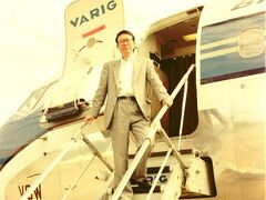 サンパウロで乗り換え、パラグアイのアスンシオン空港に向かいました。
VARIG航空は今は無きブラジルの会社です。