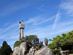 島を見渡せるなごみの塔。

老朽化で登れなくなったそうですね・・・。