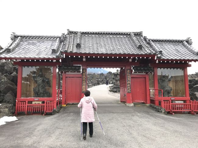 鬼押し園　鬼押出しの鬼　2体セット 10年ぶりの家族旅行☆草津温泉～鬼押出し園』草津温泉(群馬県)の旅行記