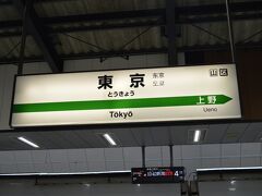 東京駅へ。
東京駅から東海道以外の新幹線に乗るのは初めてです。