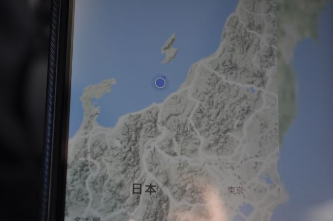 　日本海を北東に進みます。