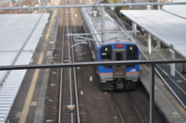 　今乗ってきた電車です。