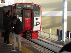 大分駅から出発です。
大分8:21→上臼杵9:15 JＲ日豊本線 \650