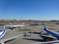 羽田空港の展望デッキ。