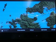 ・・・<進路変更>・・・

搭乗機は離陸後、大分県の姫島上空で進路を変えて東京を目指します。

