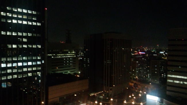 ニューオータニからの夜景、残念ながら大阪城側ではありません