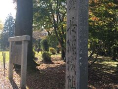 資料館出てすぐのところに長篠城址本丸跡があります。