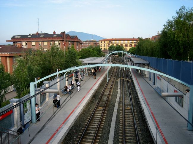 平成18年5月16日（火）ビルバオ港の最寄り地下鉄ネグリ駅