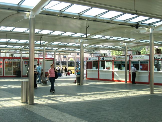 平成18年5月16日（火）ビルバオ　サン・マメス　バスターミナル<br />