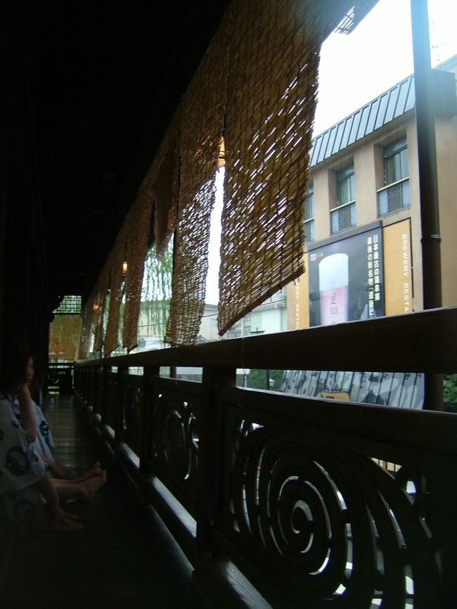 開け放たれている縁側でゆっくり涼みました。こんな銭湯は日本中探してもここだけでしょう。古き良き日本の文化という感じですね。