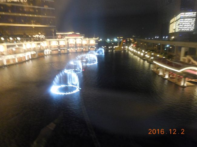 ホテルの前にあるゴンドラに乗りました。<br />さ～明日は香港へ移動だ！！<br />