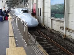 みずほ６０６号が広島駅に入線。