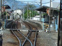 楚原駅。いなべ市役所の最寄り駅。３分の１ぐらいの電車がここで折り返す。