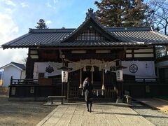 お城の敷地内にある真田神社。