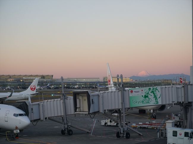 ４時起きで出発。笑<br /><br />行きは飛行機。<br />羽田発神戸空港行きスカイマーク。<br /><br />羽田からは富士山がとてもきれいに見えました☆(*^o^)<br /><br />東京オリンピックまであと７年って言われた気がするのに、<br />２０２０年って、なんだかもうすぐそこに来ているような！！<br />