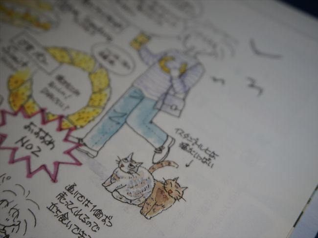 高橋由佳利先生が描いた、<br />トルコ航空機内誌のニャンコにも癒されつつ。<br /><br />だい、だい、大満足なＫｅｎａｎでした。<br />もう食べられないのが寂しいけど、<br />最後に一度でも食べられて、嬉しかった☆(*^o^)