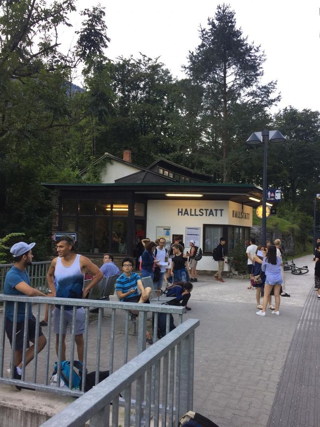 ハルシュタット駅からの帰り道。