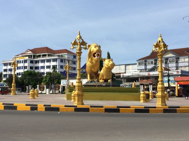 ランドマークのゴールデンライオンです。ホテルから、徒歩１分のところです。