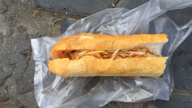 この、サンドイッチがおいしい。