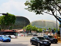 シンガポールのアイコニックな建築物のひとつ、エスプラネードシアター。通称ドリアン(笑)