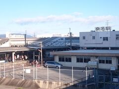 2016.12.30　桑名
なかなか降りない桑名駅。