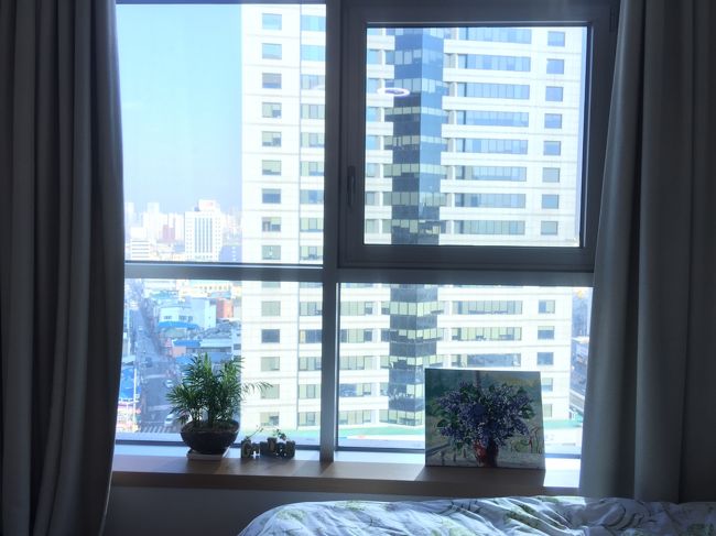 3日目、窓からの景色。