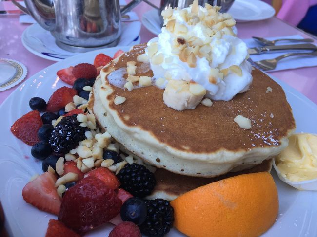 パンケーキ、やっと食べれた