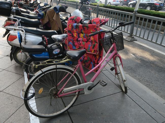 ホテルでレンタサイクルを借りて11：30過ぎにホテルを出発。<br /><br />デポジットとして100元必要だが、返却時に戻ってくる。<br />（ちゃんと返却すればレンタル無料）<br /><br />見た目はボロそうだが、意外に走りは軽い。