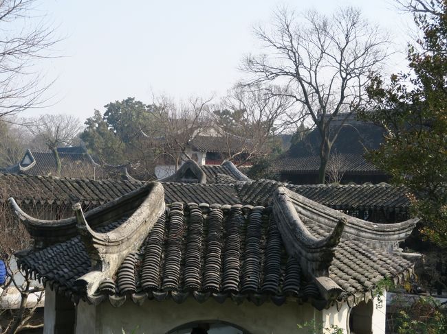 「与誰同座軒」の屋根越に見えるいらかの波。<br /><br />統一感のあるいらかが重なる風景は個人的に好きだ。