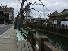 小野川沿いの町並み保存地区です、小江戸的町並みが今も残っています。
