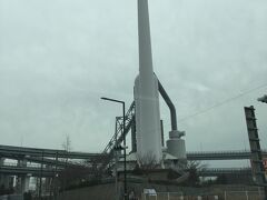 スペースワールドを通り過ぎるとすぐに東田第一高炉が見えてきました。