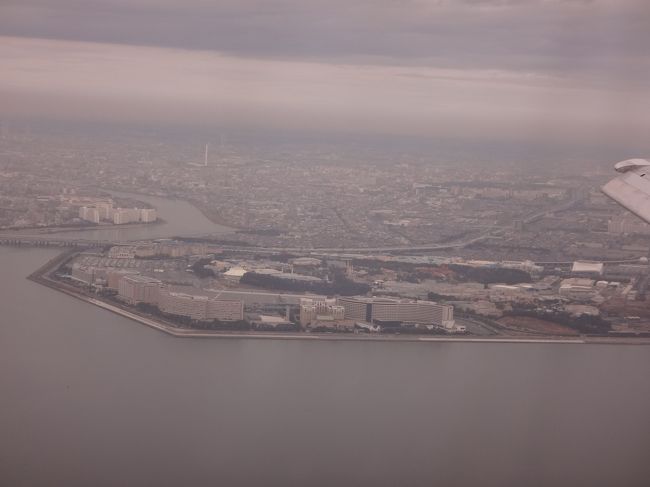 千葉県・舞浜市の東京ディズニーリゾートも見えます。